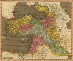 Nouvelle carte de la Turquie en Asie